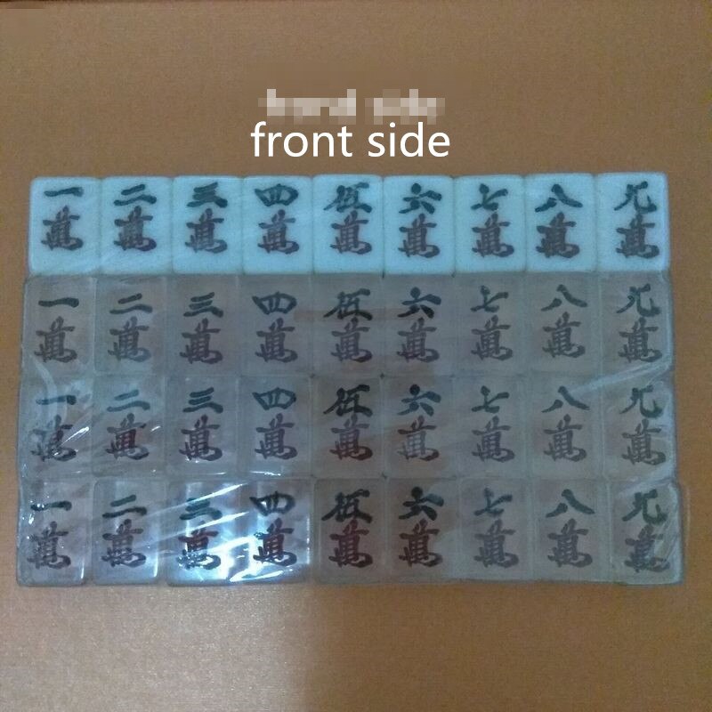 Japanese mahjong tiles/household hand to play mahjong tiles transparent Japanese mahjong 27 mm