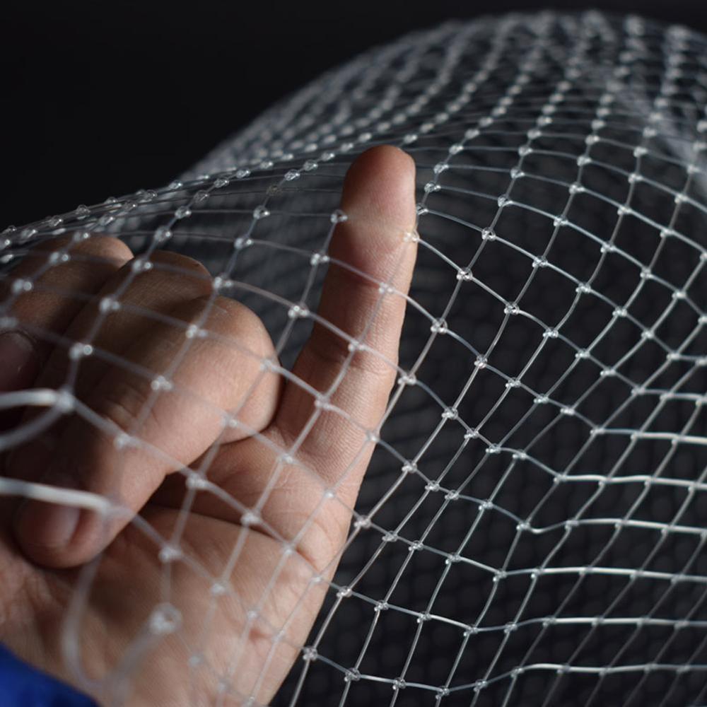 Nylon Fishing Nets Collapsible Fishing Tools Durable Nylon Dip Large Thick Net Depth Rhombus Landing Hole Mesh Thread Foldi O9F9