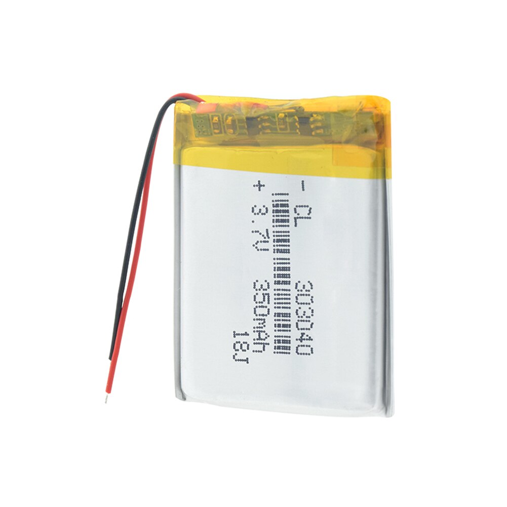 303040 lithium polymer battery Rechargeable Li-ion Battery 3.7V 350mAh With PCM For GPS MP3 MP4 MP5 PDA LED Light