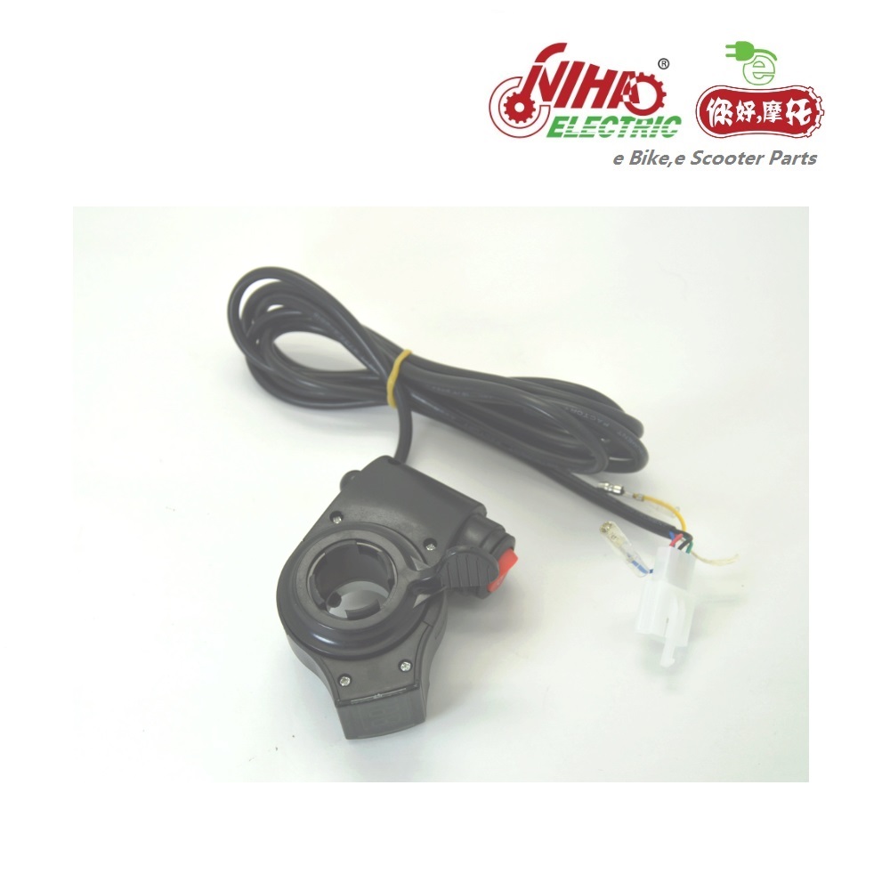 22 E-BIKE Thumb Throttle with LCD Digital Battery Voltage Display and Power Switch E bike Bicycle Electric Scooter eBike ZTECH