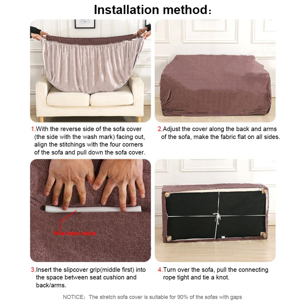 Elastic Stretch Sofa Cover Slipcovers Couch Covers Grandado