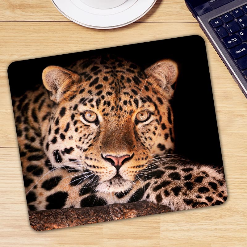 Animal Leopard Panther Gamer Mousepad Gaming Muismat Spel Muis Mat Laptop Toetsenbord Muizen Pad Bureau Rubber Mause Mat