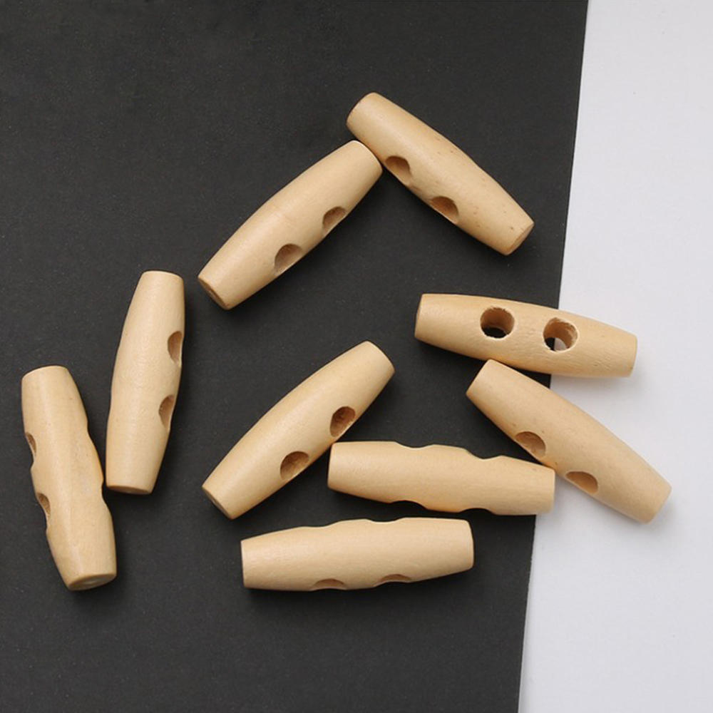 10 stk 3/4/5/6cm beige trehorn veksler naturlig knapp med 2 skrog sydekorasjonsknapp gjør-det-selv-plagg klestilbehør