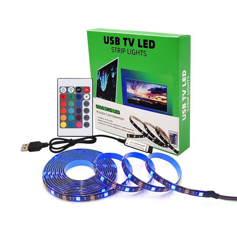 LED ribbon box decorative ribbon 24 key controller intelligent remote control lamp belt LEXINGDZ