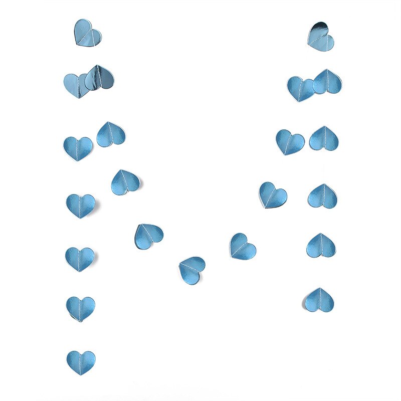 Guirlande banderole en forme de cœur 1 ensemble | Guirlandes en papier, je t'aime, guirlandes suspendues en forme de cœur, décoration bricolage pour fête de mariage, maison: H06