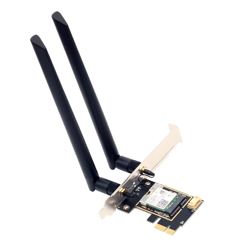 Tri Band Intel AX210 drahtlose AX210NGW 5374Mbps 802,11 AX drahtlose Wi-Fi 6 AX200 ist geeignet für Intel 8265NGW / 9260ACM. 2 NGFF