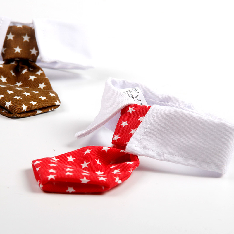 Pet Dog Cat Formal Necktie Tuxedo Bow Tie Black Cute Red Collar for Dog Cat Pet Accessories Suit for Small Medium Dogs and Cats