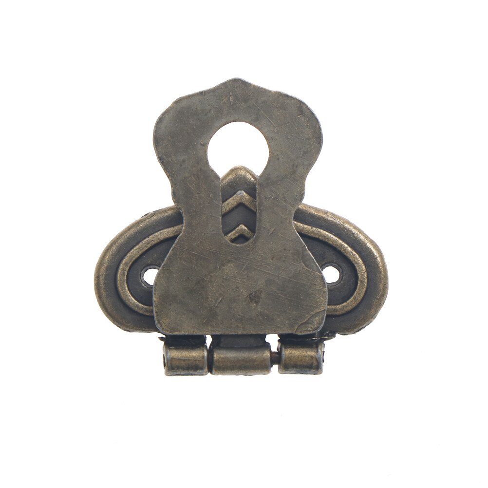 1 stk bronze tone hjerte form smykkeæske hasp lås lås zink legering bronze til vintage træ æske æske smykker