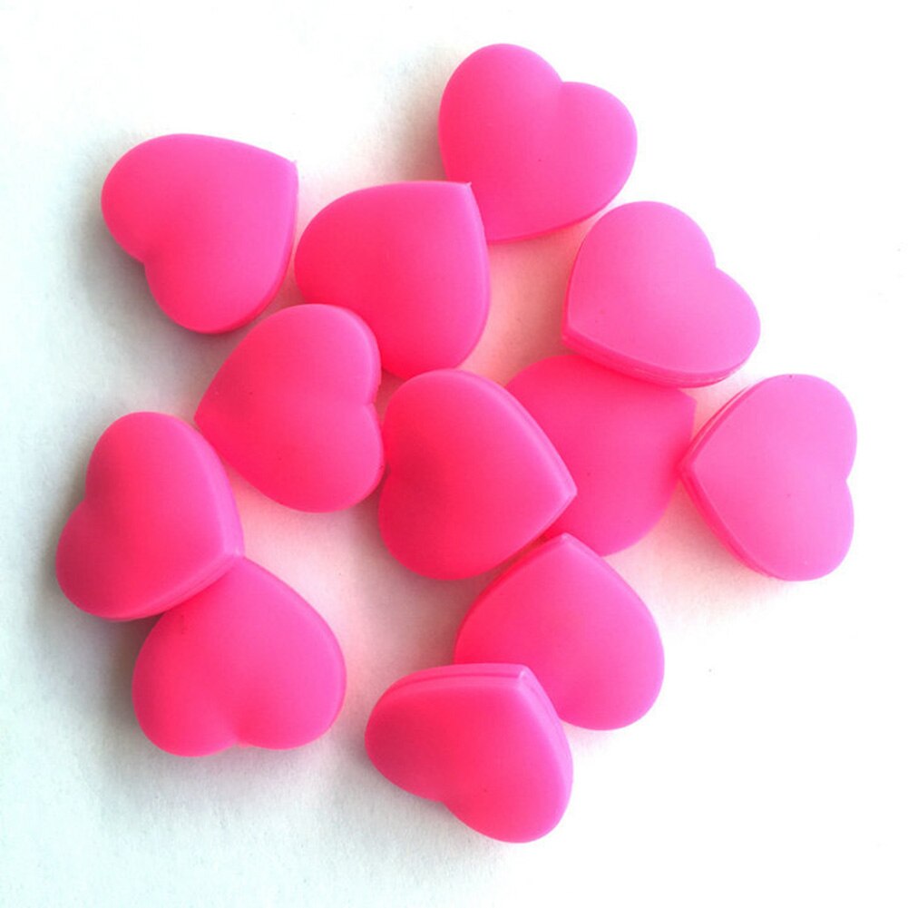 1pc Silicone Heart-Shaped Raqueta Vibration Dampeners To Reduce 2 Colors