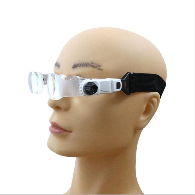 Justerbar linse læsebriller mænd hovedmonteret mobiltelefon presbyopisk forstørrelse vision korrektion dovne forstørrelsesbriller