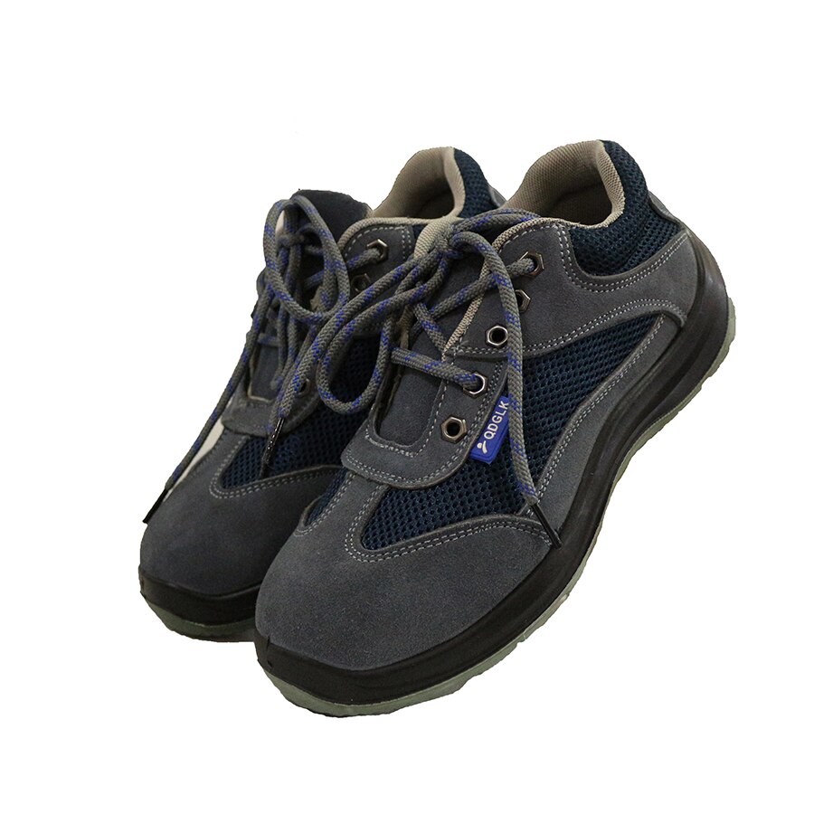 Lightweight breathable shoes for industrial construction work shoes with non-slip steel toe safety shoes