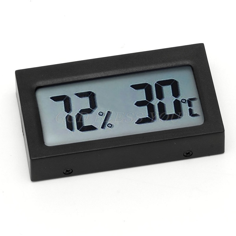 Small Size Digital LCD Screen Thermometer Hygrometer Humidity Temp Meter