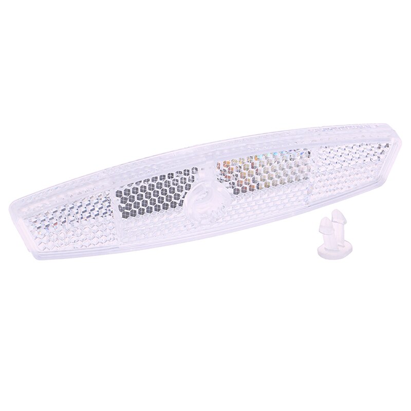 2 Stuks 2 Kleuren Fiets Spaken Reflecterende Strips Fiets Reflectoren Fiets Waarschuwingslampjes Spoke Verlichting Levert: WHITE