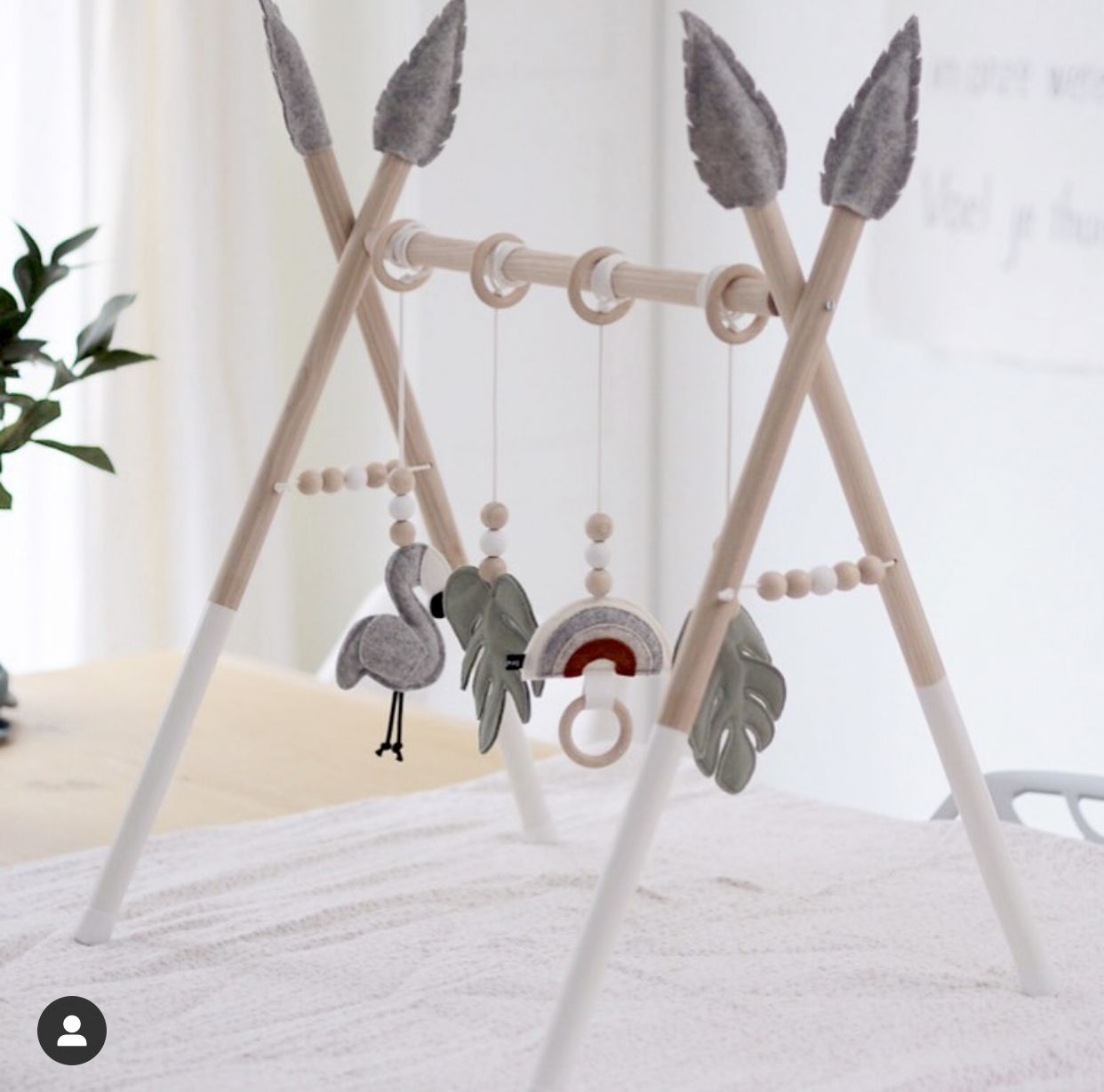 New Arrival dziecko drewniane aktywność siłownia zagraj w przedszkole Sensory Ring-Pull zabawka Fitness rama wystrój pokoju wieszak na ubrania zabawki dla dzieci