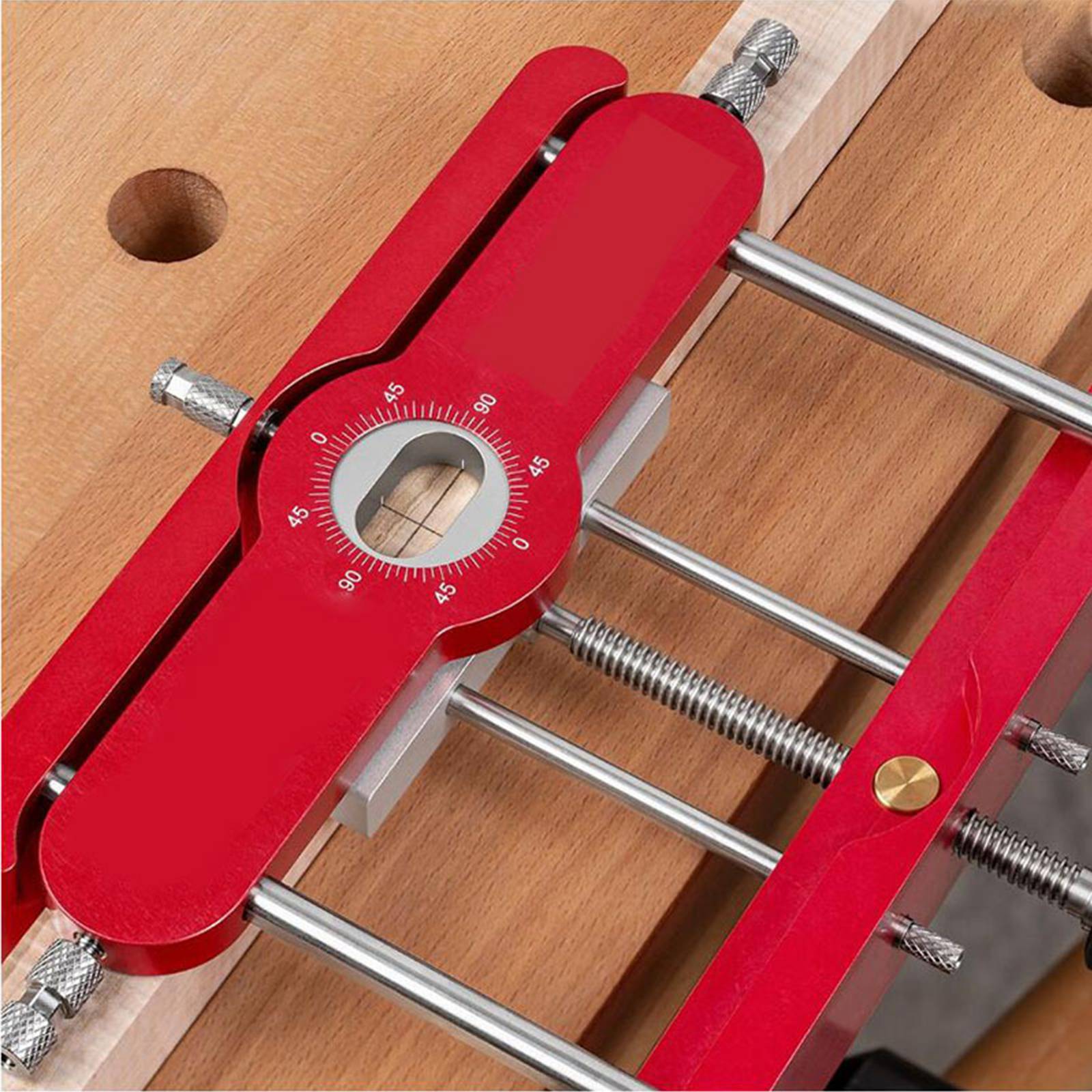 Precision Mortising Jig &amp; Loose Tenon Joinery Jig 2 in 1 Punch Locator Doweling