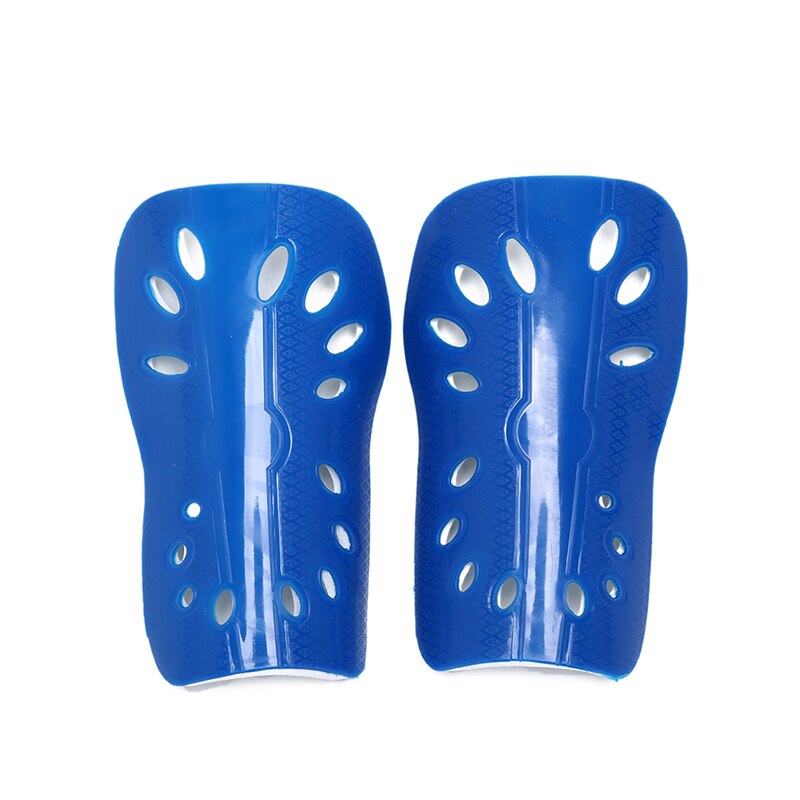 Safety Plate Soft Soccer Football Shin Guard Pads Leg Protector For Women Men Breathable Shinguard Soccer Shin Pads: Blue / S