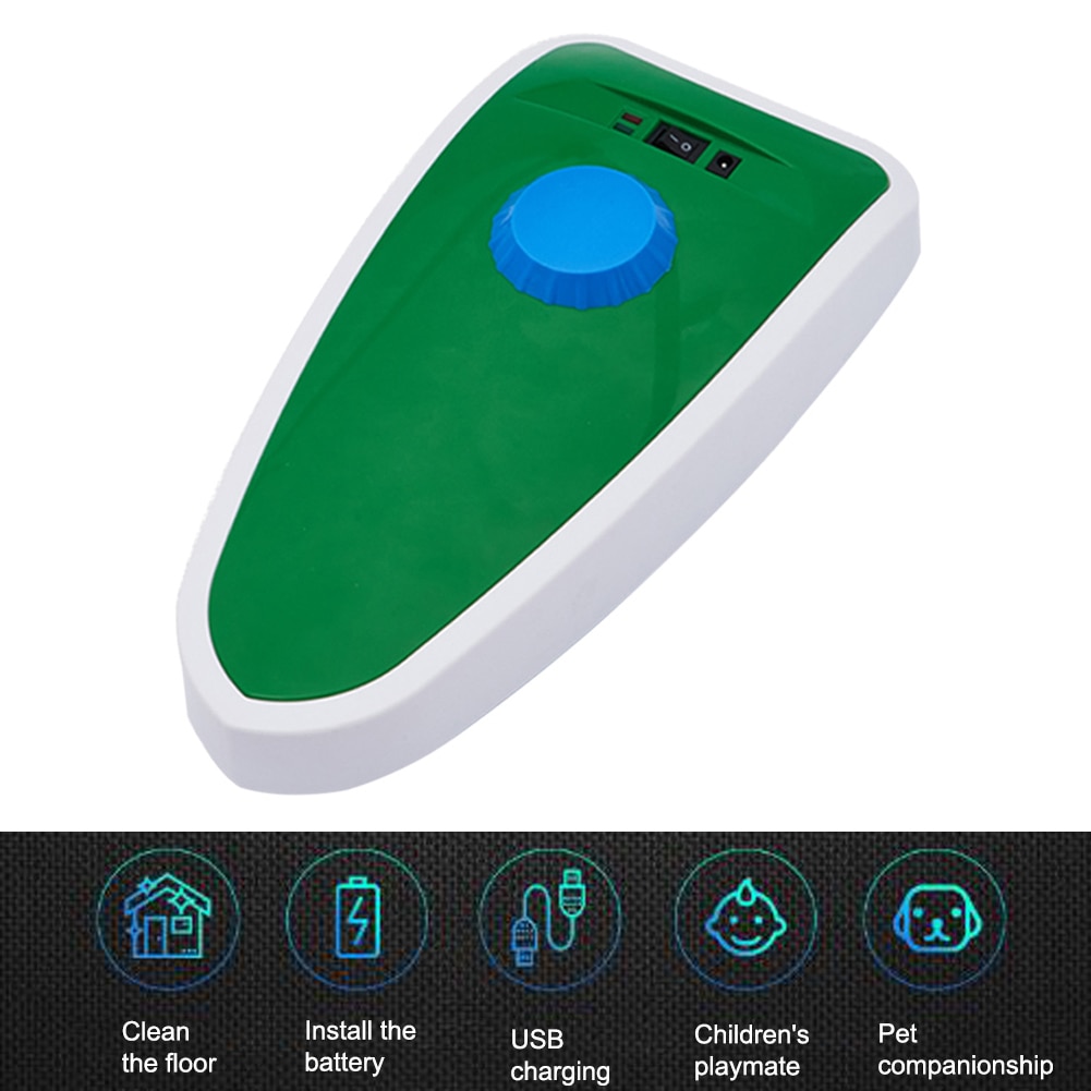 Sonic Vibration Floor Sweeping Machine Multifunctional Auto Rechargeable Sweeping Cleaner for Home Battery Included