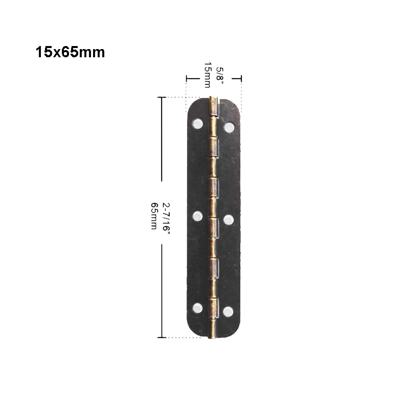 10 Stück Metallscharnier für Haus Miniatur Schrank Möbelbeschlag Home Hardware Mini verlängert Antik Messing Bronze Schmuck: Olive Grün
