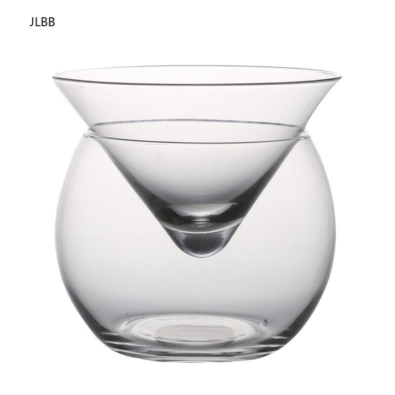 Originality Iced Cocktail Martini Glass Set Cone Sphere Tipsy Night Club Bar Hawaii Beach TIKI Special Drink Cup