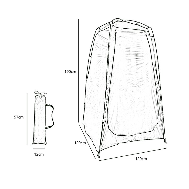 Camping Tent Shelter Privacy Shower Toilet Bath Portable Waterproof Changing Fitting Room for Outdoor Beach