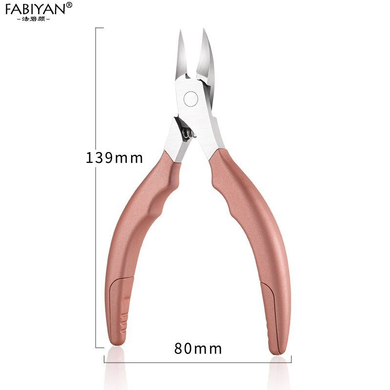 Pinza de acero inoxidable para uñas encarnadas, tijeras para quitar la piel muerta de La paroniquia, herramienta de pedicura: 09