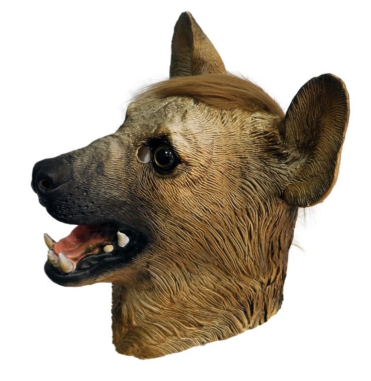 Masque de hyène de Latex aérien de chien de berger allemand d'animal sauvage pour la fête d'halloween