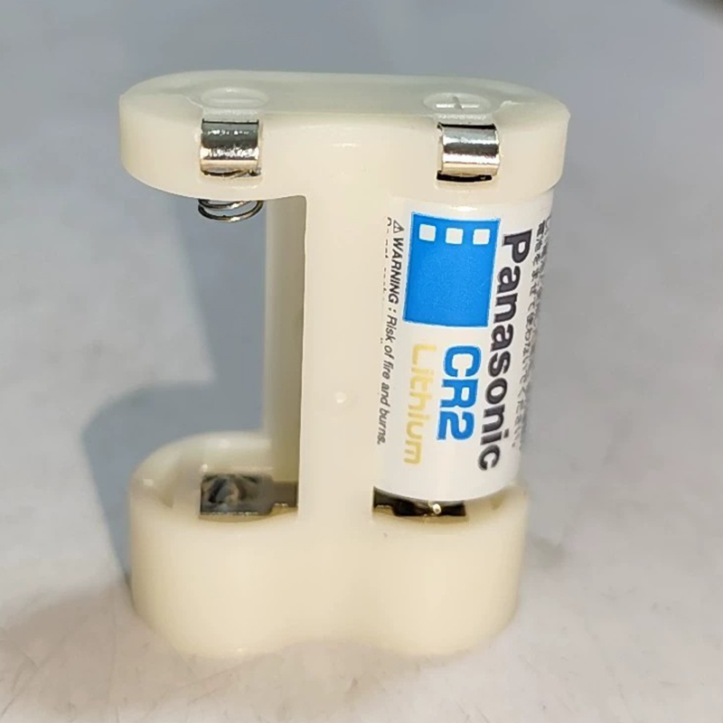 2CR5 6V rechargeable polymer 2CR5 rack 6V Battery holder use CR2 and CR123A battery 6v CRP2 rack: SKY BLUE