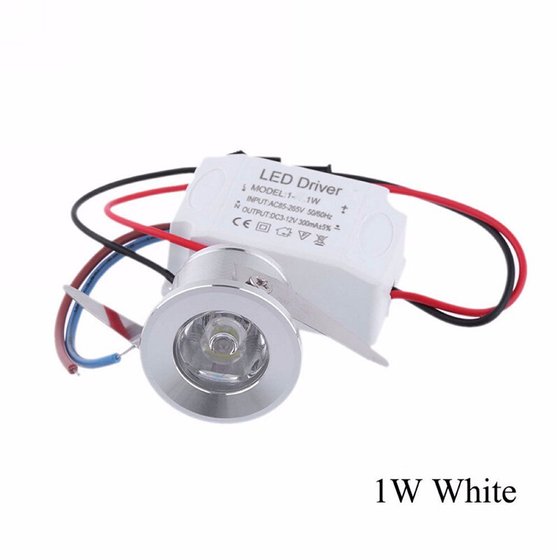 1W /3W LED White / Warm White LED Mini Spotlight Lamp AC 85-265V Mini Surface Mounted Light Led Downlight Jewelry Cabinet Lamp: 3