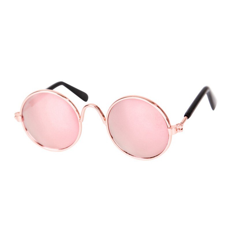 Katze Kleine Hund Spielzeug Auge-Sonnenbrille Tragen Fotos Requisiten Haustier Katze Gläser Hund Brille Stroh Hütte einstellen Haustier Katze zubehör: 04