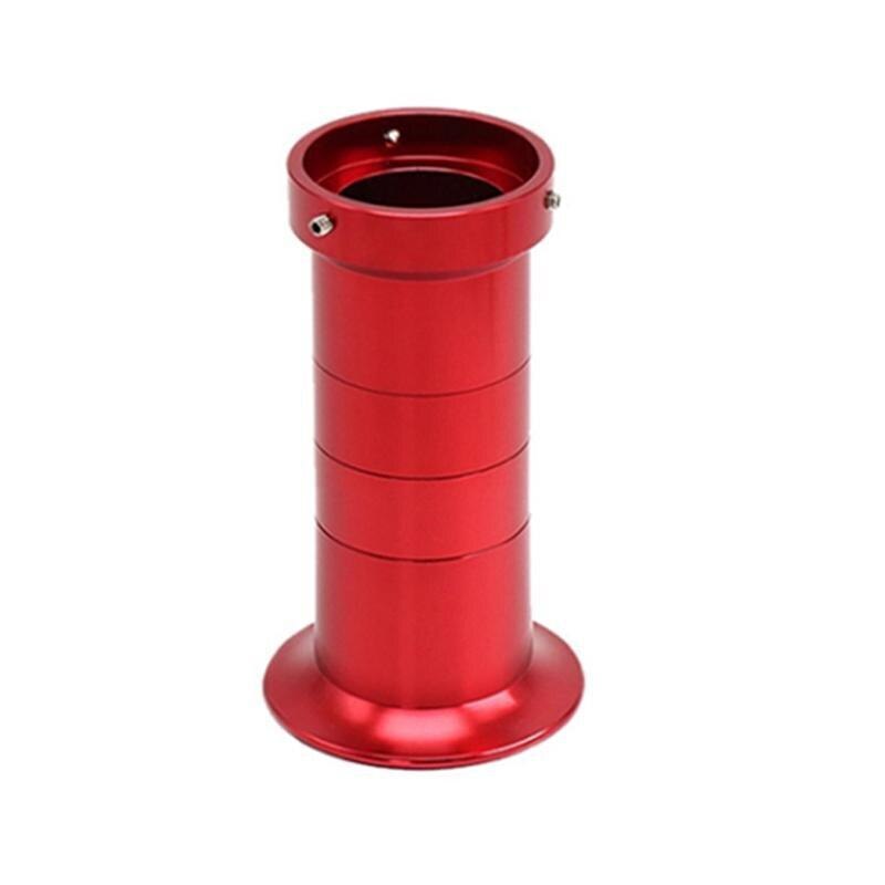 Motorcycle Throttle Extender Velocity Throttle Body Alloy Forged Trumpet 32MM/34MM for NVX155 Y15zr Rs150 Rs150r Srl115 FI: 32mm red