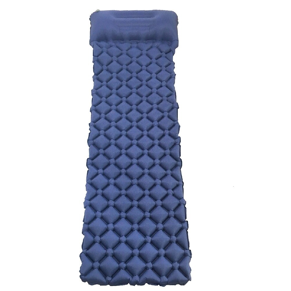 Coussin de matelas gonflable ultra-léger matelas gonflable matelas de Camping imperméable coussin étanche à l'humidité pour sac à dos de randonnée en plein Air: Dark Blue