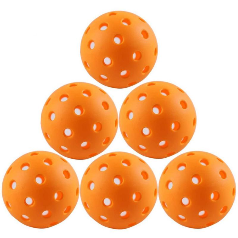 74MM OUTDOOR Sports Expert Plastic Practice Baseballs Indoor Pickleballs 40 holes pick-up ball 1PCs