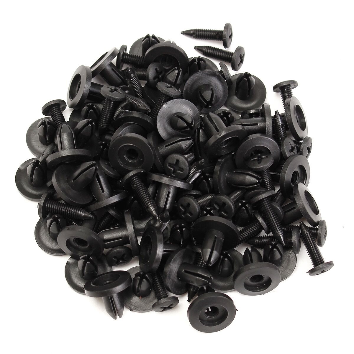 Iksnail auto støtfanger feste 6mm 8mm hulls nagleholder skyve motordeksel bildør trim panel klips fester for toyota 50 stk
