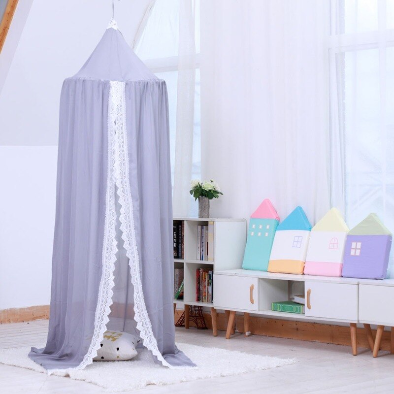 Baby Kant Kant Koepel Klamboe Kids Tent Baby Chiffon Klamboe Thuis Bed Tent Voor Kinderen Meisjes Kamer Decoratie