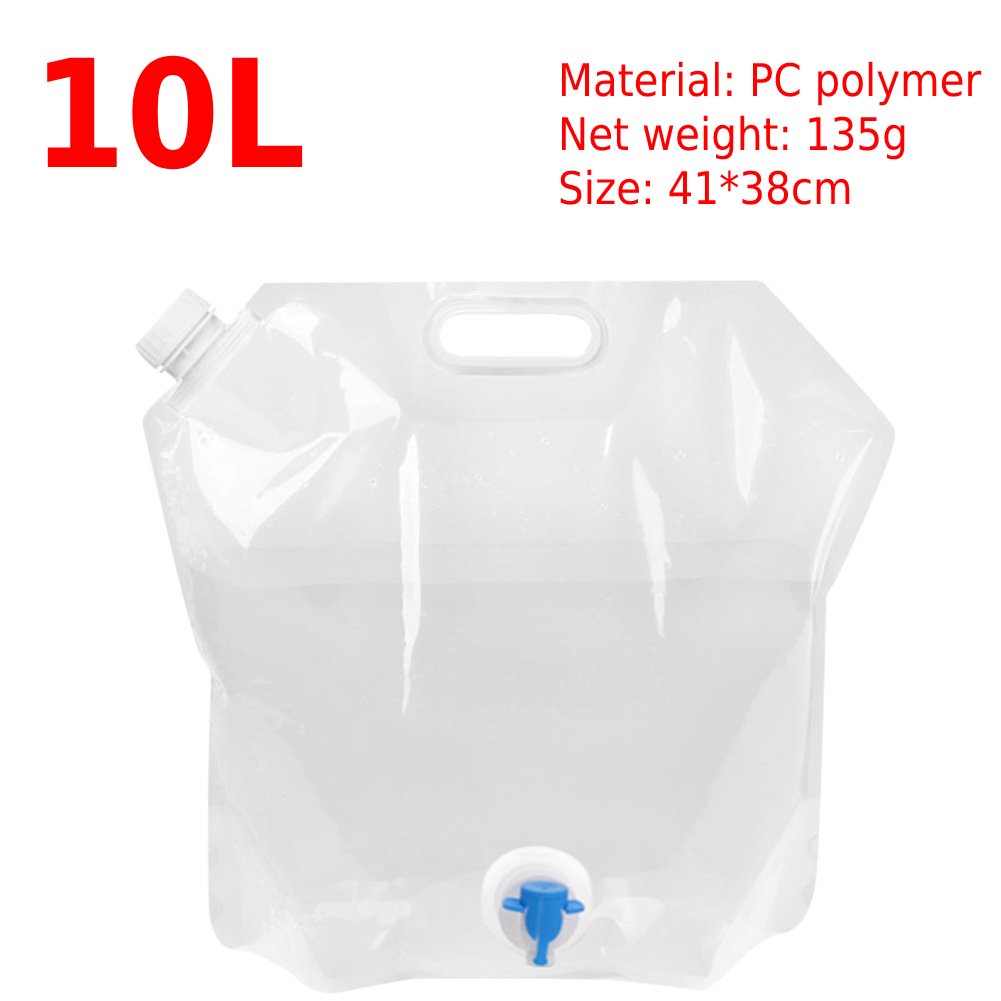 5/7.5/8/10/12/15L Capaciteit Outdoor Water Emmer Draagbare Rijden Wateater Emmer Draagbare Tank Container met Kraan Voor Camping: Oranje