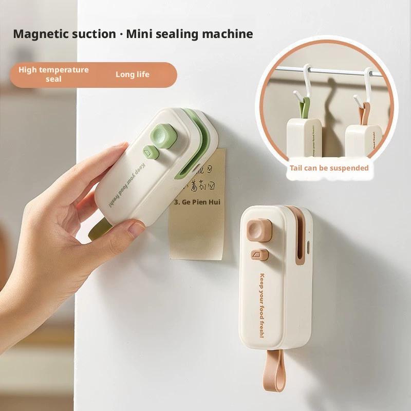 Przenośna zgrzewarka robić folii, mini zgrzewarka robić worków plastikowych, urządzenie robić pakowania i konserwacji żywności w gospodarstwie domowym, zgrzewarka robić przekąsek i żywności.