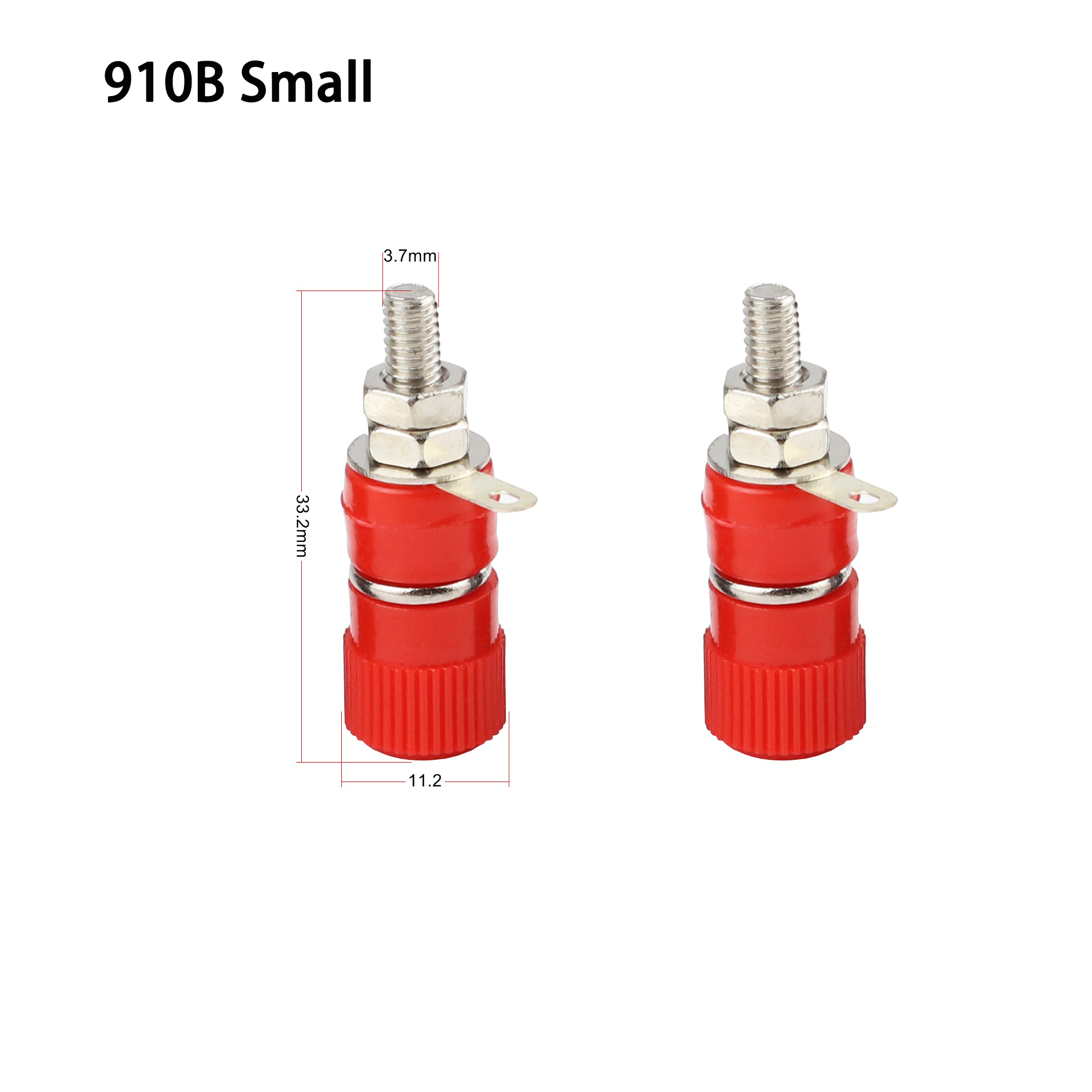 10 Stück JS-910B 999B Polklemmen, 4 mm Bananenstecker, 4 mm Anschlussstecker für Verstärker, Arduino: Lavendel