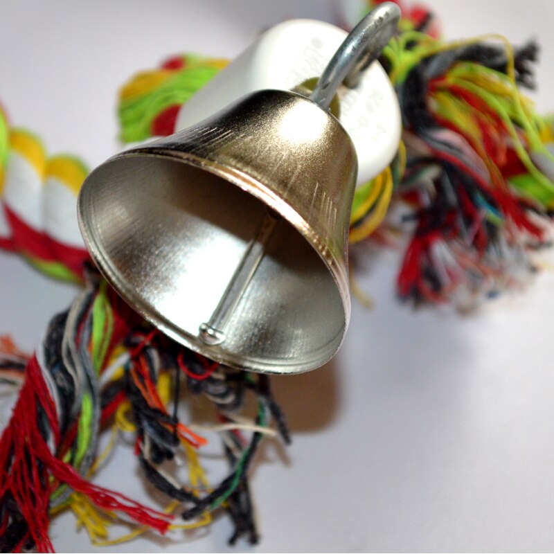 160cm Long Parrot Bird Toys Pet Bird Parrot Standing Rope Bird Cage Decoration Climbing Toy Parrot Bird Cage Toys Rope Bell