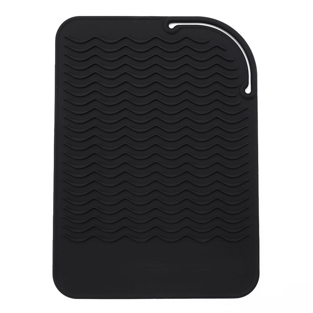1PC Silicone cheveux lisseur tapis résistant à la chaleur tapis Salon style outils cheveux lisseur fer à friser outils cheveux soin outil: Default Title