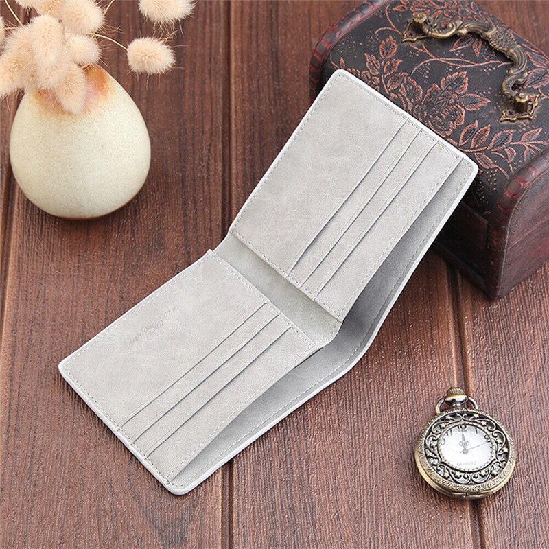 Pu nahkalompakot setelitakki kukkaro vintage billfold slim clutch miesten lompakot retro kolikko tasku miesten lompakot