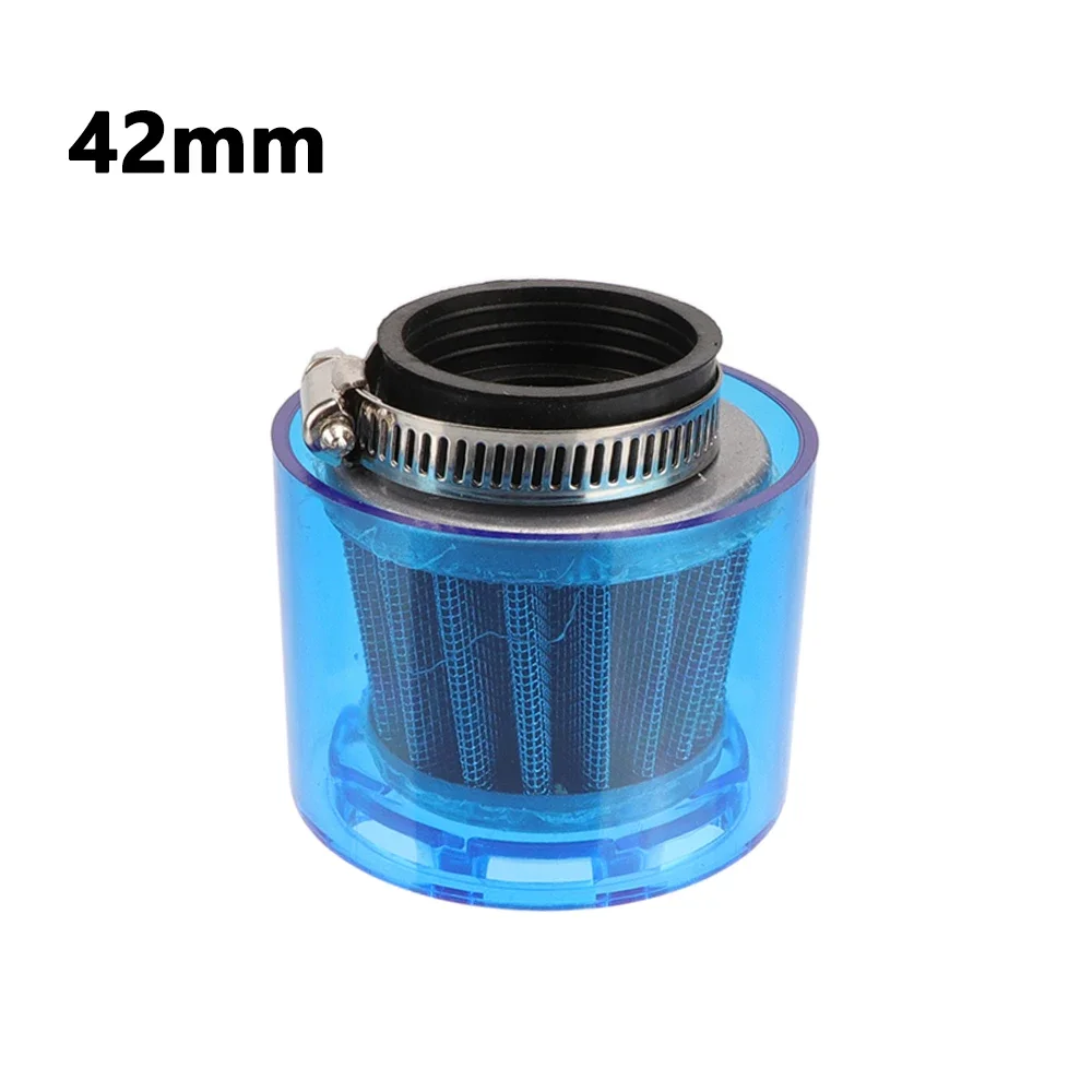 Motorfiets Universele 28/32/35/38/42/48mm Spatwaterdichte Luchtfilter Cleaner voor 50cc-250cc Motor Pit Crossmotor Scooter ATV Quad: Rood