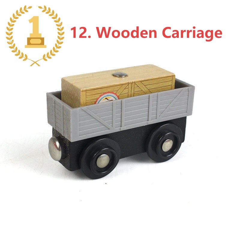 Legno Magnetico Treno Aereo di Legno Ferroviario Elicottero Auto Accessori Camion Giocattolo Per I Bambini Si Adattano In Legno nuovo Biro Tracce Regali: E12