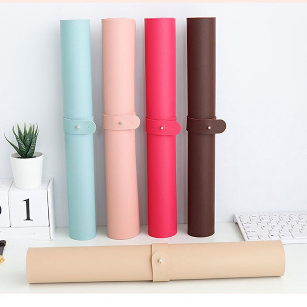 Mouse Pad Office Ordinary Non-Slip Mouse Pad Game Mouse Pad Computer Desk Pad Desk Book Pu Leather Table Mat