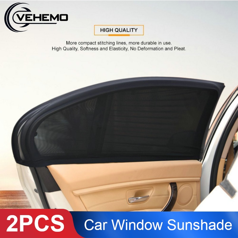 2 stk bil solafskærmning solskærm auto gardin uv beskyttelse forrude solafskærmning bil solbeskytter universal bilrudebetræk