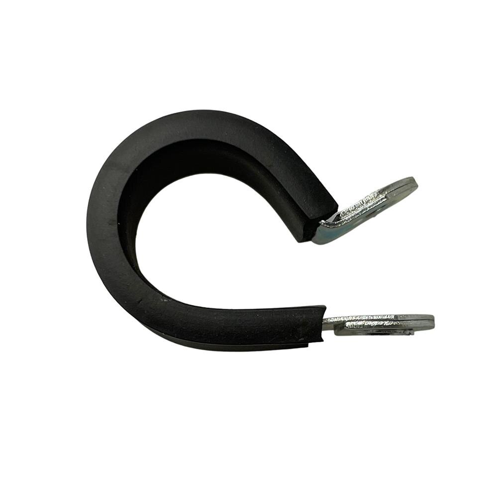 10pcs Stainless Steel Rubber Lined P Clips R-type Hose Pipe Clamp Cable Mounting Fixed Bracket Metal Fastener Hardware