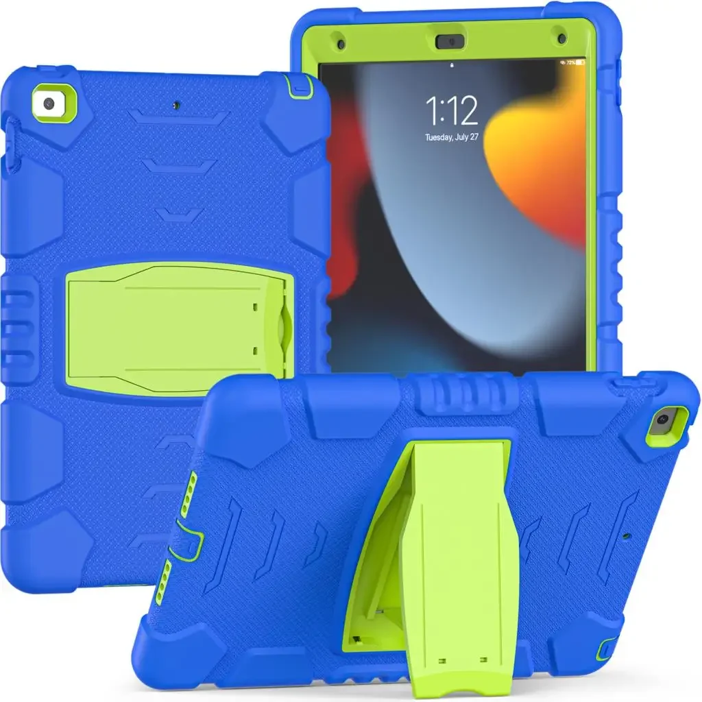 Etui til apple ipad 9.7 "  a1822 a1823 a1893 a1954 air 2, kraftigt børnecover til ipad pro 9.7 "  a1673 a1674 a1675: 4 / Grå