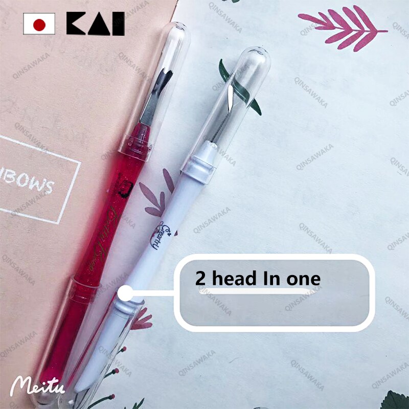 10 Jaar Leven Gemaakt In Japan Tweekoppige Peeling Pusher Nail Cutter Teennagel Vingernagel Manicure Trimmer