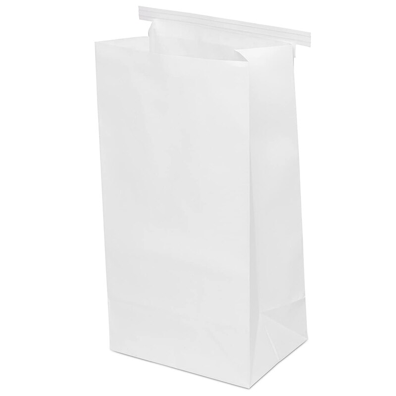 Bolsas para vómitos, bolsas de papel desechables de viaje, de la mañana para mareos y mugre, bolsa de vómito, color blanco, , 50 Uds.