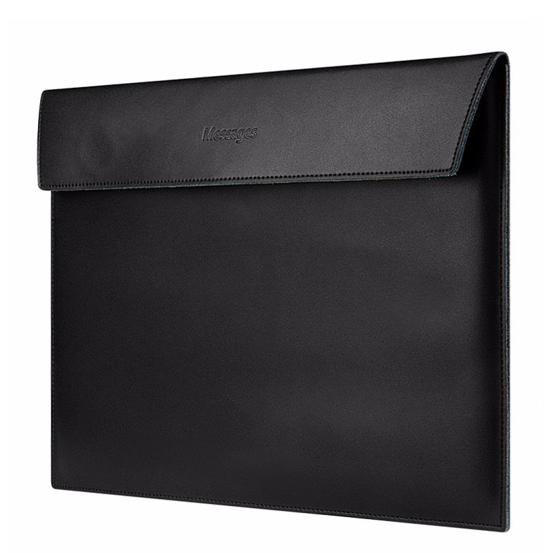 Binful PU Leather Laptop Bag for macbook air 13 11 Retina 13 15 12 laptop case notebook bag computer bag For Macbook Case Pouch