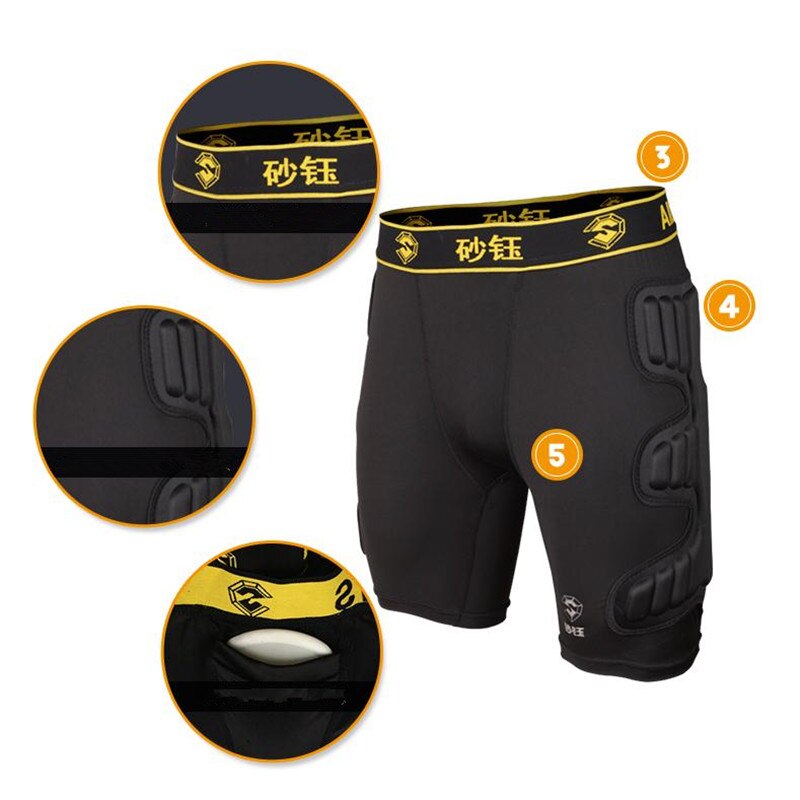 Men Soccer Goalkeeper Pant EVA Sponge Slim Skinny Football Goal Keeper Goalie Sports Training Leg Pants